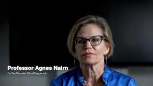 Professor Agnes Nairn. Pro Vice Chancellor Global Engagement